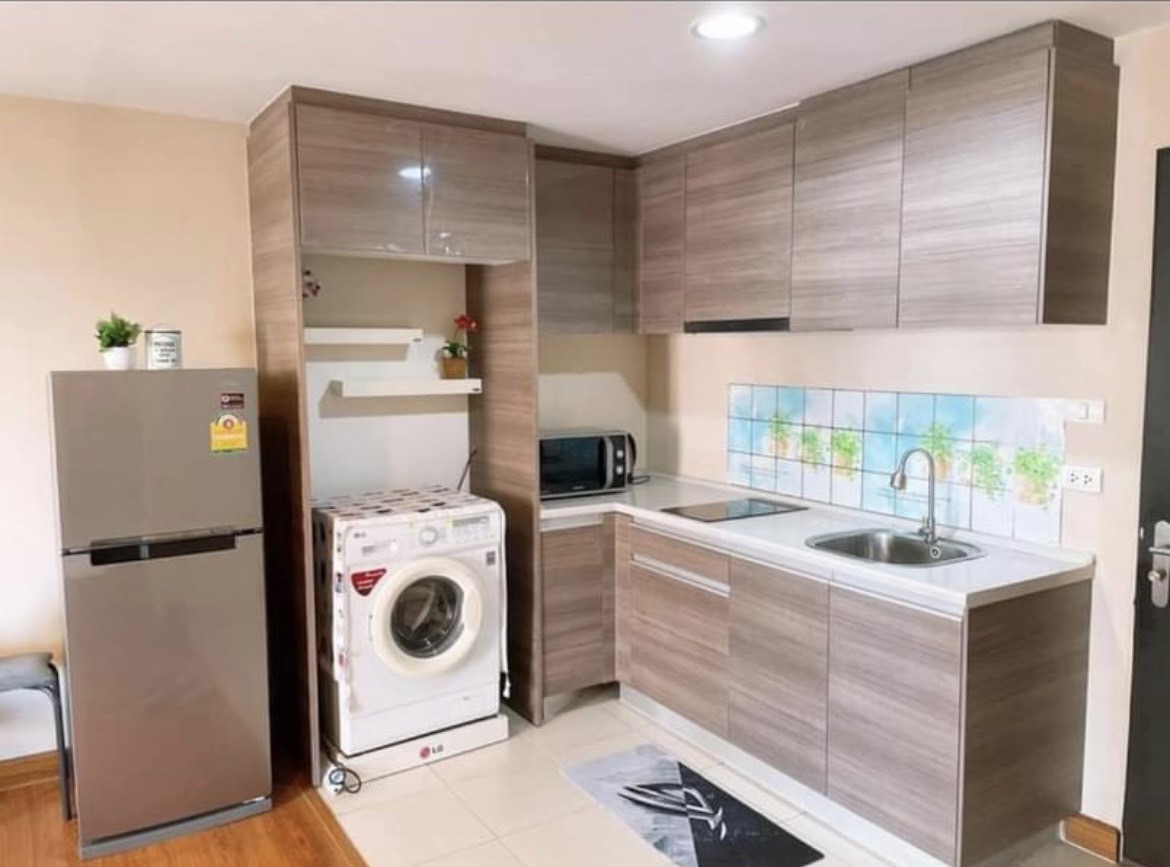 ให้เช่าคอนโด เบลล์ แกรนด์ พระราม 9 พื้นที่ 49.05 ตร.ม. 1 ห้องนอน เป็นห้องแบบมีประตูกั้นห้อง