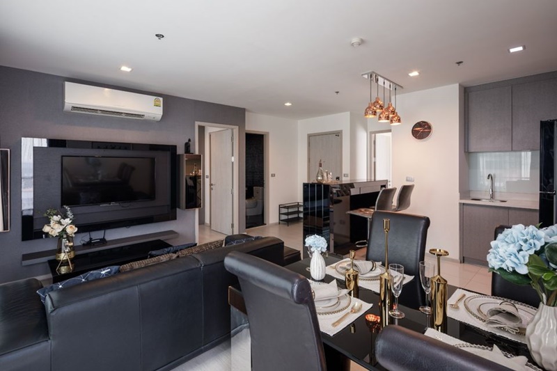 ให้เช่าคอนโด ริทึ่ม สุขุมวิท 36-38 พื้นที่ 78 ตร.ม. 2 ห้องนอน ให้เช่า 60,000 บ/ด ขาย 15 ล.