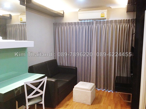 ให้เช่าคอนโด ลุมพินี เพลส รัชโยธิน พื้นที่ 30 ตร.ม. 1 ห้องนอน ให้เช่า 9,500 บ/ด