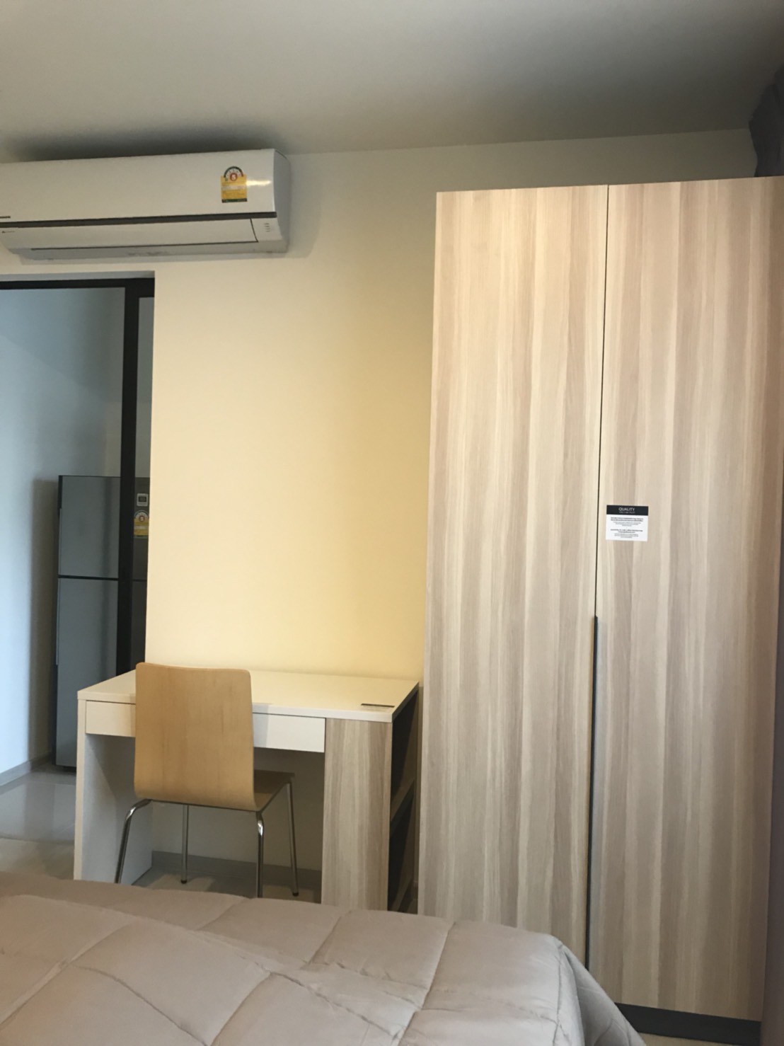 ให้เช่าคอนโดไลฟ์ อโศก พื้นที่ 25 ตร.ม. ห้องสตูดิโอ เช่า 18,000 บ/ด