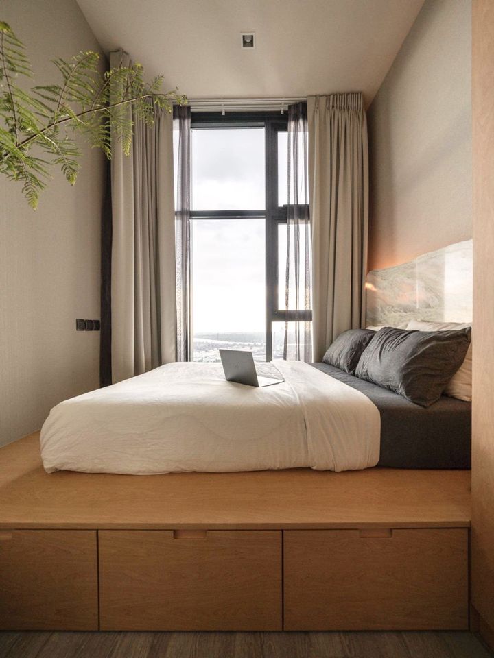 ให้เช่าคอนโด เดอะ ไลน์ สุขุมวิท 101 พื้นที่ 28 ตรม. 1 ห้องนอน ราคาเช่า 17,000 /เดือน