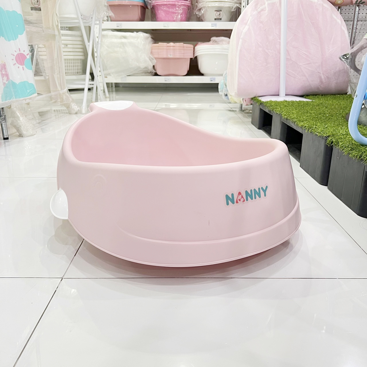 Nanny อ่างอาบน้ำ รูปทรงปลาวาฬ ใบใหญ่ สำหรับเด็ก