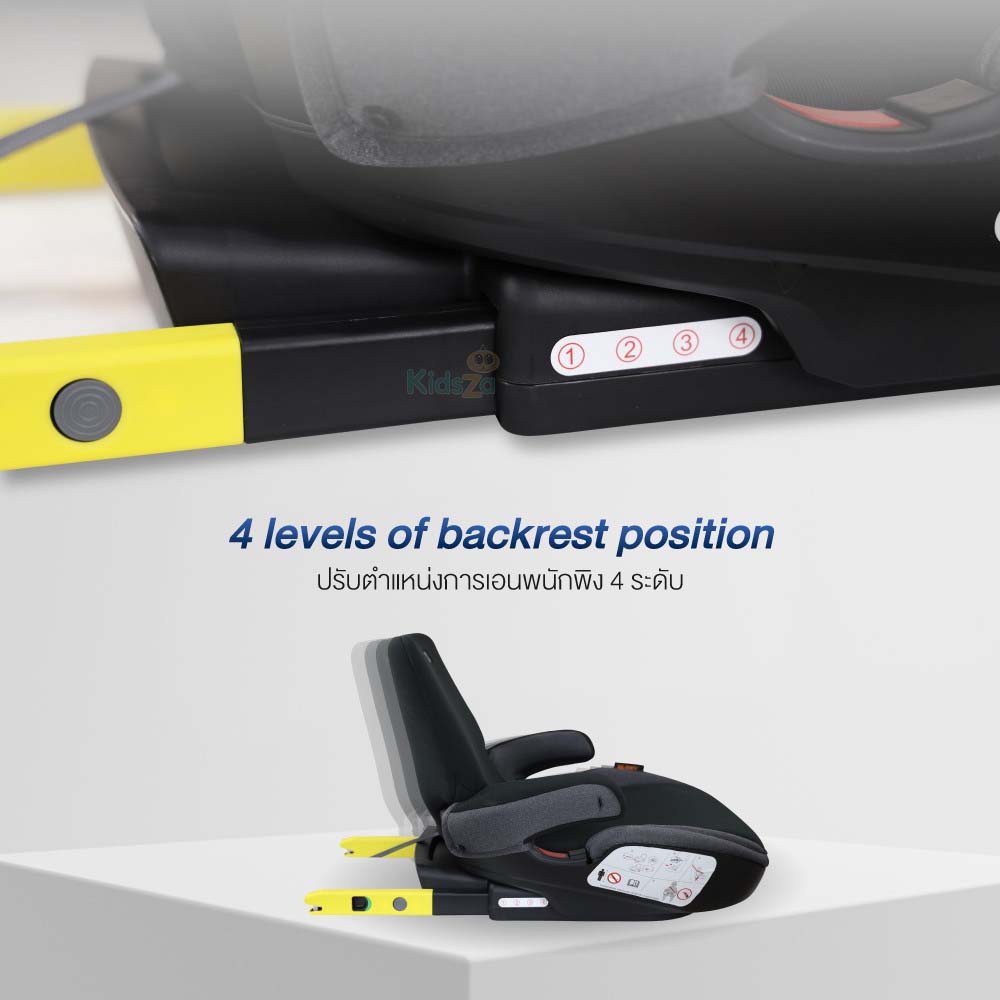 GLOWY Star คาร์ซีท บูสเตอร์ 2in1 carseat Booster isofix