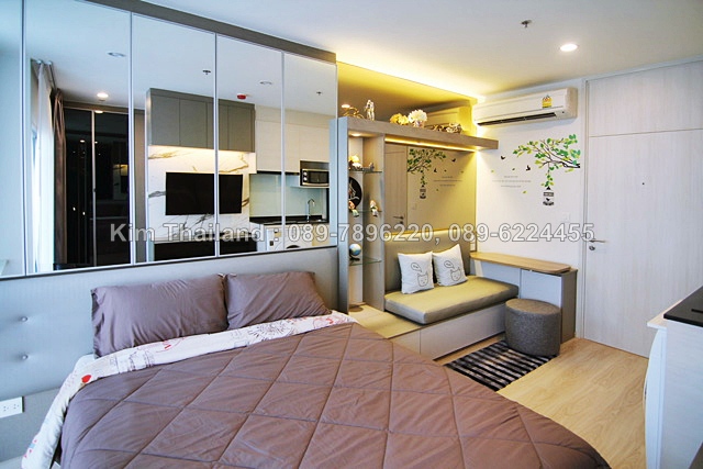 ให้เช่าคอนโด โนเบิล รีวอล์ฟ รัชดา พื้นที่ 22 ตร.ม. สตูดิโอ เช่า 15,000 บ/ด