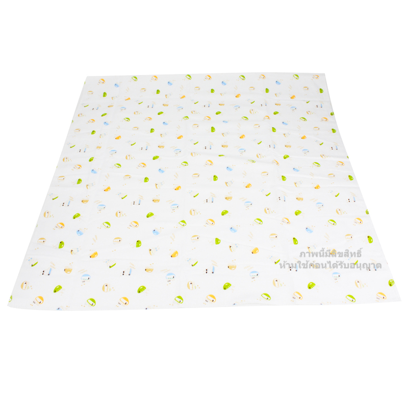 Little Home Baby [12ผืน] [27x27นิ้ว] [คละลาย] ผ้าอ้อมสำลี พิมพ์ลาย สำหรับเด็ก