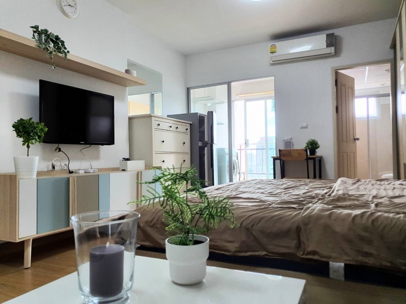 ให้เช่าคอนโด ศุภาลัย ปาร์ค เอกมัย-ทองหล่อ พื้นที่ 34 ตร.ม. สตูดิโอ เช่า 13,000 บ/ด