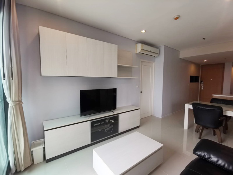 ให้เช่าคอนโด วิลล่า อโศก พื้นที่ 49 ตร.ม. 1 ห้องนอน เช่า 20,000 บ/ด