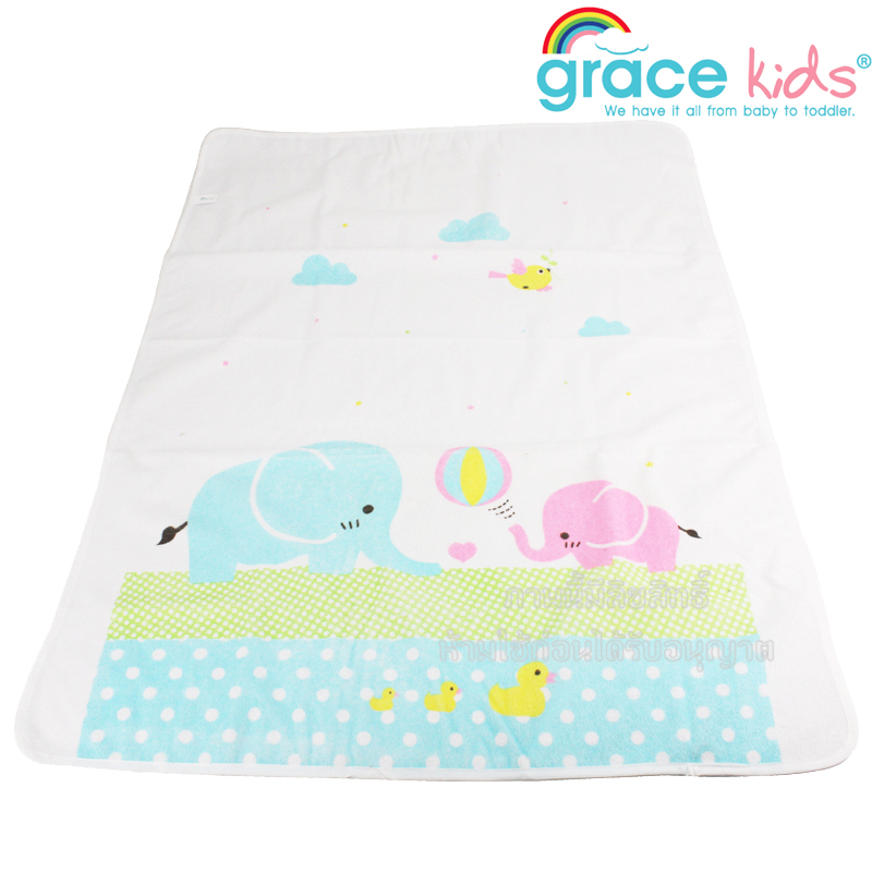 Grace kids ผ้ากันเปียกเนื้อผ้าขนหนูเยื่อไผ่ Bamboo Terry Urine Pad Waterproof