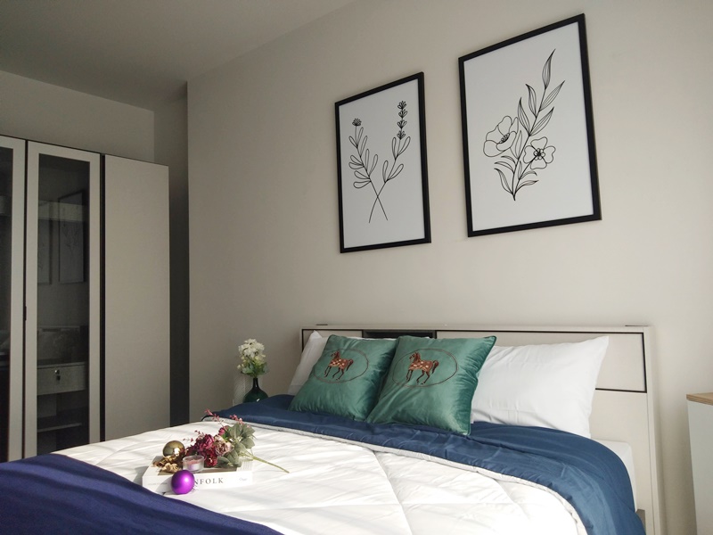 ให้เช่าคอนโด ไลฟ์ อโศก ไฮป์ พื้นที่ 48.5 ตร.ม. 2 ห้องนอน เช่า 22,000 บ/ด