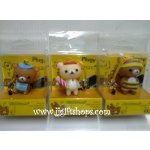 Plugy ที่ปิดรูหูฟังRilakkuma Kiioritori Korilakkuma ขายยกเซ็ต 3 ชิ้นค่ะ