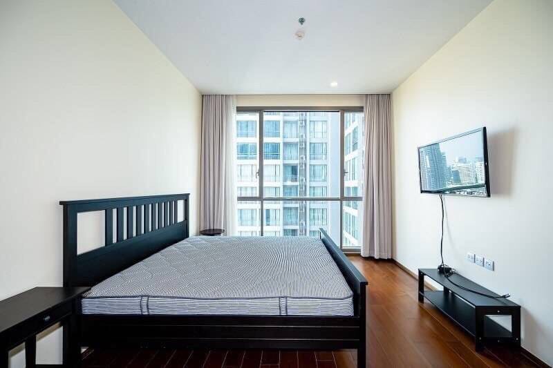 ให้เช่าคอนโด ควอทโทร บาย แสนสิริ พื้นที่ 65 ตร.ม. 1 ห้องนอน ให้เช่า 45,000 บ/ด