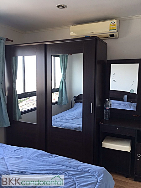 ให้เช่า ลุมพินี รัชดา ท่าพระ 35ตรม 1นอน วิวสะพานพระราม3 เช่า 12000