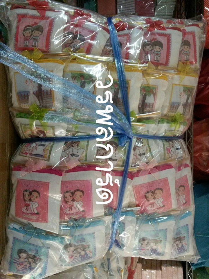 กระเป๋าผ้าดิบพิมพ์ลาย
