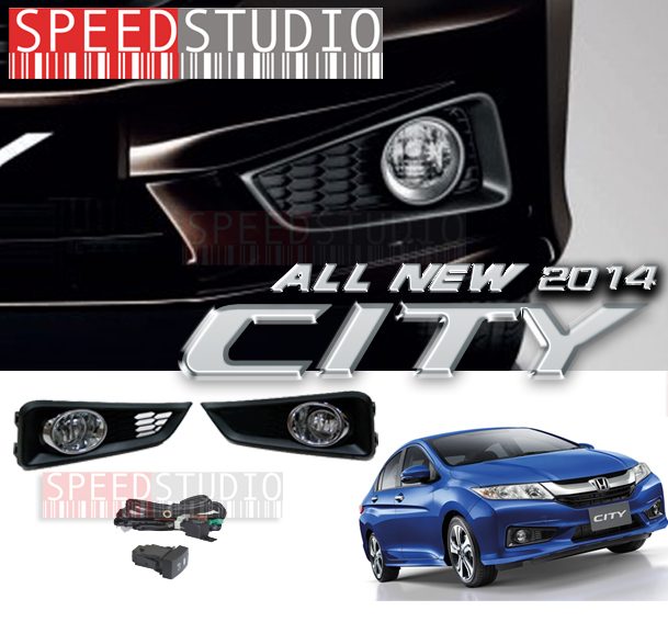 ไฟตัดหมอก สปอร์ทไลท์ All new honda city 2014 โครเมียม