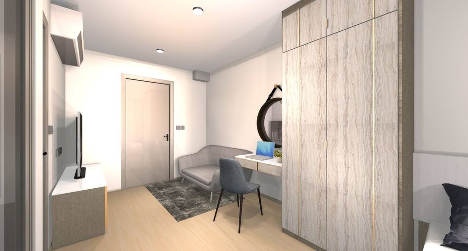 ให้เช่าคอนโด ไลฟ์ อโศก ไฮป์ พื้นที่ 27 ตร.ม. 1 ห้องนอน เช่า 16,000 บ/ด