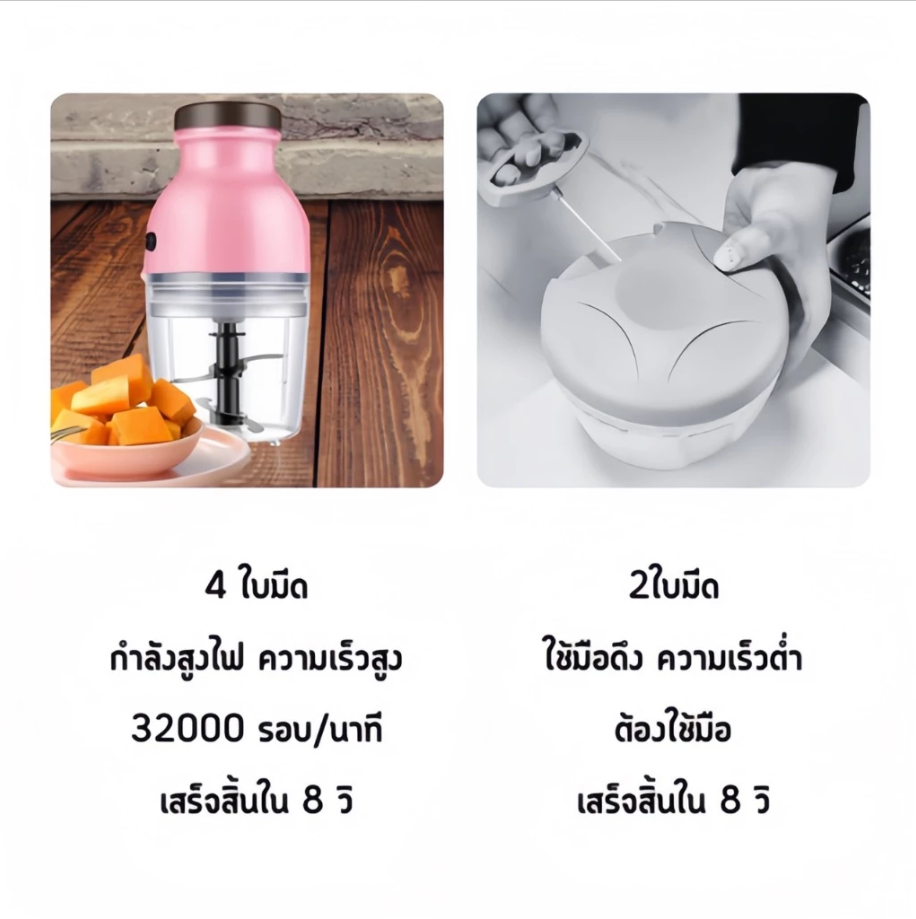 Haoh baby เครื่องปั่น เครื่องบดอาหารเสริมเด็ก มอเตอร์ 350W