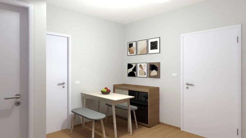 ให้เช่าคอนโด ไลฟ์ อโศก ไฮป์ พื้นที่ 35 ตร.ม. 1 ห้องนอน เช่า 25,000 บ/ด