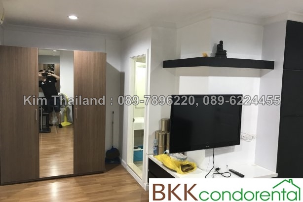 ให้เช่าคอนโด ลุมพินี เพลส พระราม 9 พื้นที่ 33.6 ตรม. 1 ห้องนอน เช่า 14,500 บ/ด