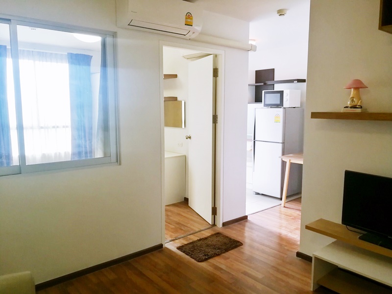 ให้เช่าคอนโด ยู แอท หัวหมาก สเตชั่น พื้นที่ 31 ตร.ม. 1 ห้องนอน ให้เช่า 7,000 บ/ด