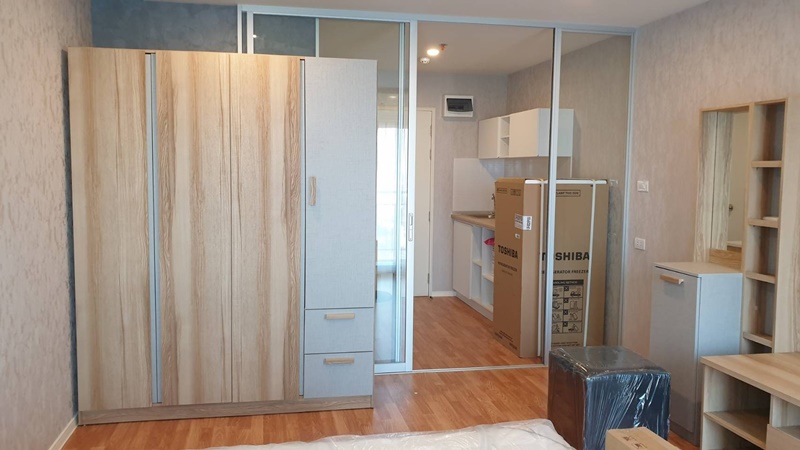 ให้เช่าคอนโด ลุมพินี วิลล์ พัฒนาการ-ศรีนครินทร์ พื้นที่ 26 ตร.ม. 1 ห้องนอน ให้เช่า 8,500 บ/ด