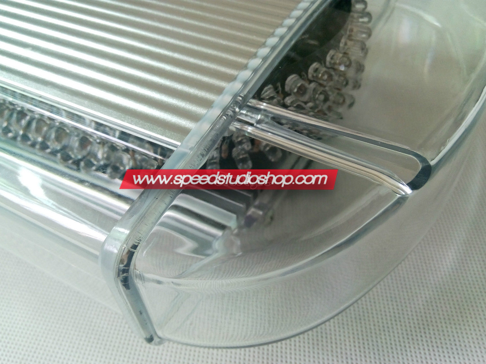 ไฟไซเรน ไฟฉุกเฉิน ติดหลังคา สีเหลือง 240 LED 33 cm