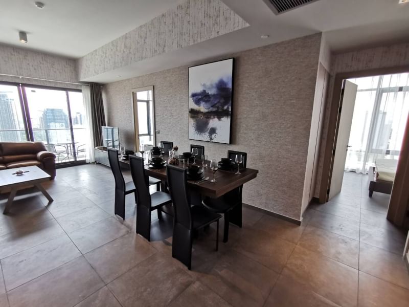 ให้เช่าคอนโด เดอะ ลอฟท์ อโศก พื้นที่ 88 ตร.ม. 2 ห้องนอน ให้เช่า 65,000 บ/ด