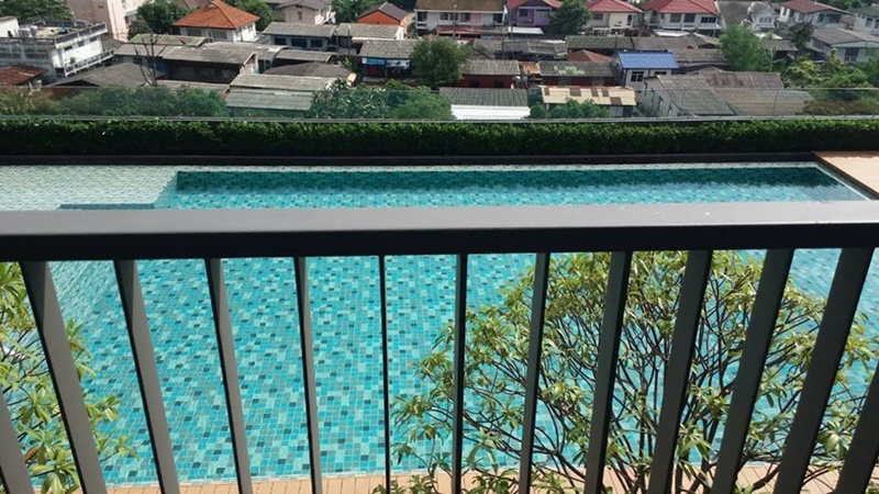 ให้เช่าคอนโด เดอะ ทรี ริโอ้ บางอ้อ พื้นที่ 30 ตร.ม. 1 ห้องนอน เช่า 9,000 บ/ด