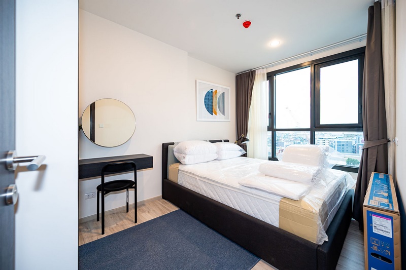 ให้เช่าคอนโด เอ็กซ์ที ห้วยขวาง พื้นที่ 35.1 ตร.ม. 1 ห้องนอน เช่า 19,000 บ/ด