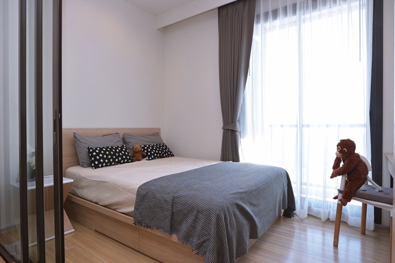 ให้เช่า เอ็ม จตุจักร พื้นที่ 28.75 ตร.ม. 1 ห้องนอน เช่า 15,000 บ/ด