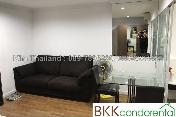 ให้เช่าคอนโด ลุมพินี เพลส พระราม 9 พื้นที่ 33.6 ตรม. 1 ห้องนอน เช่า 14,500 บ/ด