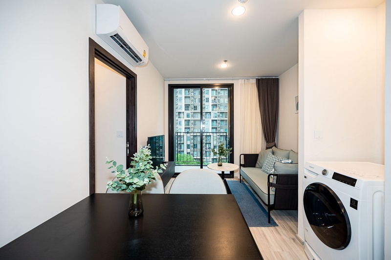 ให้เช่าคอนโด เอ็กซ์ที ห้วยขวาง พื้นที่ 53.38 ตร.ม. 2 ห้องนอน เช่า 33,000 บ/ด