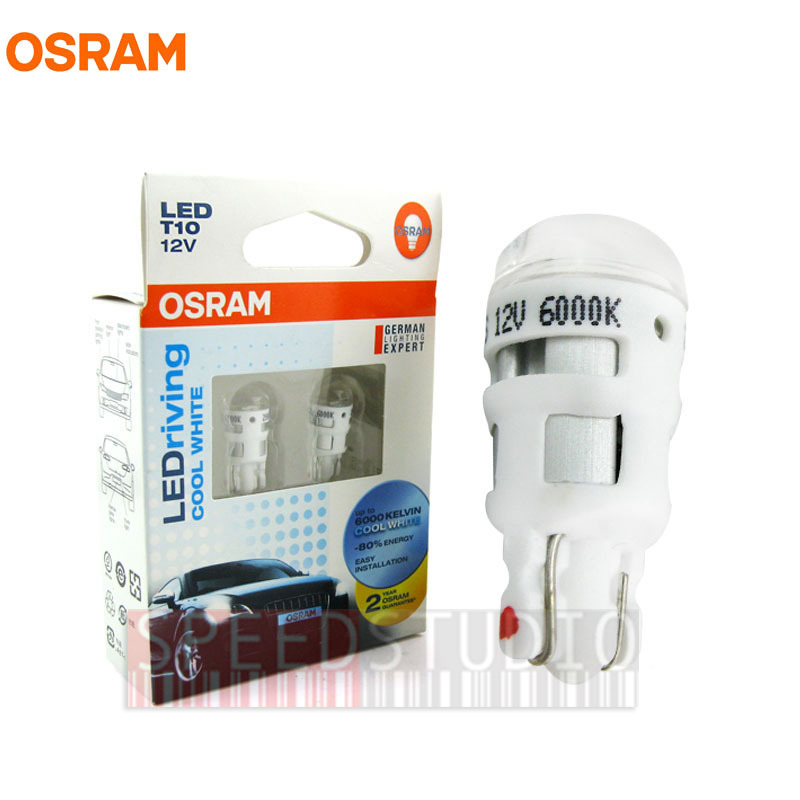 Osram LEDriving Cool white หลอดไฟหรี่ T10 LED 6000 K