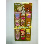 ที่คั่นหนังสือ Rilakkuma 1แผงมี 6 อัน (มี2แบบ ให้เลือก แผงสีทอง,แผงสีเขียว)