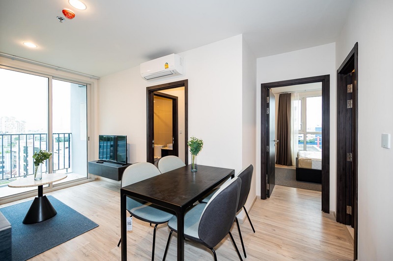 ให้เช่าคอนโด เอ็กซ์ที ห้วยขวาง พื้นที่ 53.72 ตร.ม. 2 ห้องนอน เช่า 28,000 บ/ด