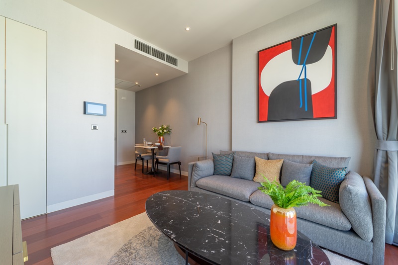 ให้เช่าคอนโด คุณ บาย ยู พื้นที่ 48.83 ตร.ม. 1 ห้องนอน ให้เช่า 65,000 บ/ด