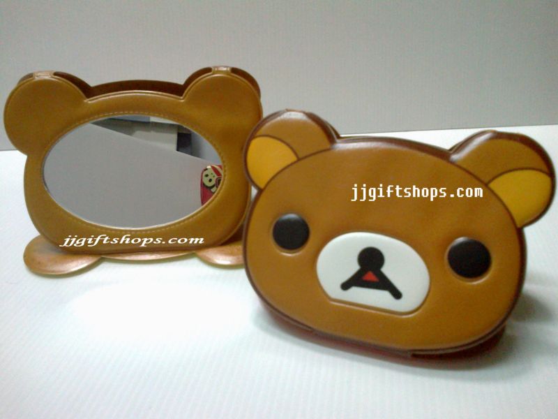 กระจกส่องหน้าพกพา Rilakkuma น่ารักมากค่ะ