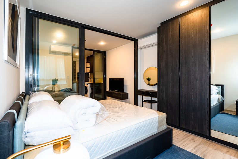 ให้เช่าคอนโด เอ็กซ์ที ห้วยขวาง พื้นที่ 29.43 ตร.ม. 1 ห้องนอน เช่า 14,000 บ/ด