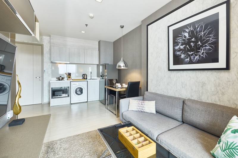 ให้เช่าคอนโด ไลฟ์ สุขุมวิท 48 พื้นที่ 50 ตร.ม. 2 ห้องนอน เช่า 26,000 บ/ด