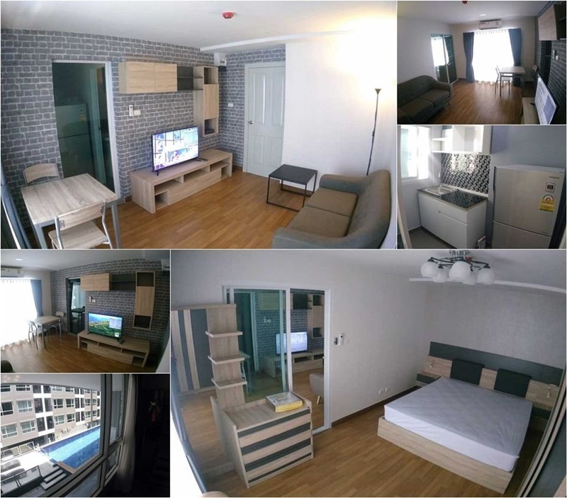 ให้เช่าคอนโด รีเจ้นท์ ออร์คิด ตลาดพลู พื้นที่ 37 ตร.ม. 1 ห้องนอน เช่า 10,000 บ/ด