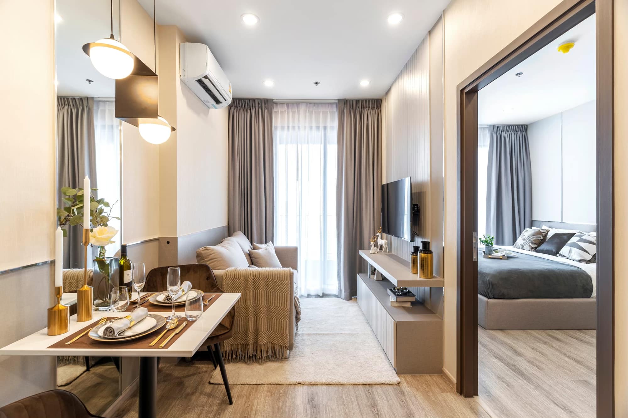 ให้เช่าคอนโด ไอดีโอ โมบิ สุขุมวิท 66 พื้นที่ 36 ตรม. 1 ห้องนอน ราคาเช่า 22,000 /เดือน
