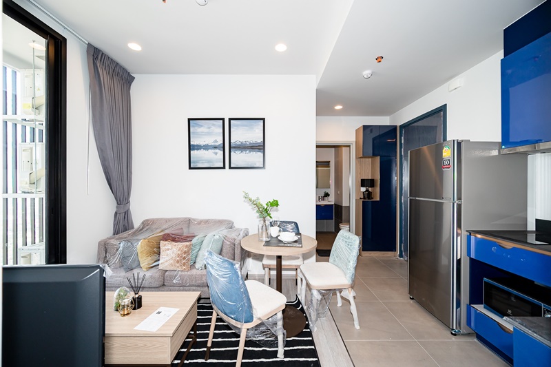 ให้เช่าคอนโด เอ็กซ์ที เอกมัย พื้นที่ 46.5 ตร.ม. 2 ห้องนอน เช่า 33,000 บ/ด