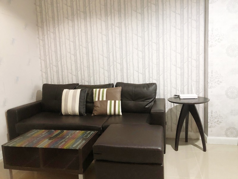 ให้เช่าคอนโด ลุมพินี เพลส พระราม 9 พื้นที่ 37 ตร.ม. 1 ห้องนอน เช่า 13,500 บ/ด