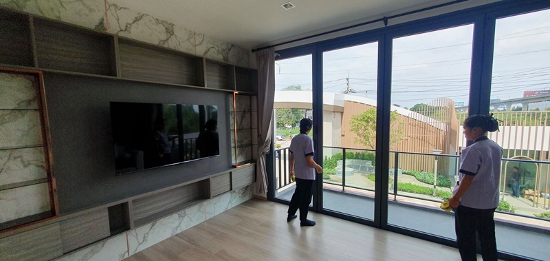 ให้เช่าทาวน์โฮม 3 ชั้น ย่านประเวศ พื้นที่ 20 ตรว. 3 ห้องนอน เช่า 40,000 บ/ด