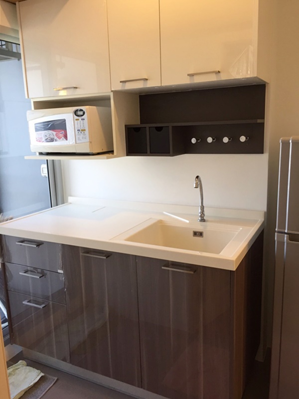 ให้เช่าคอนโด เดอะ ทรี บางโพ สเตชั่นพื้นที่ 33 ตร.ม. 1 ห้องนอน เช่า 8,500 บ/ด