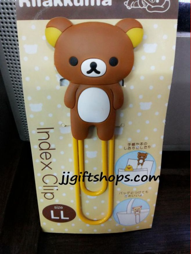 คลีบหนีบกระดาษ ลาย Rilakkuma