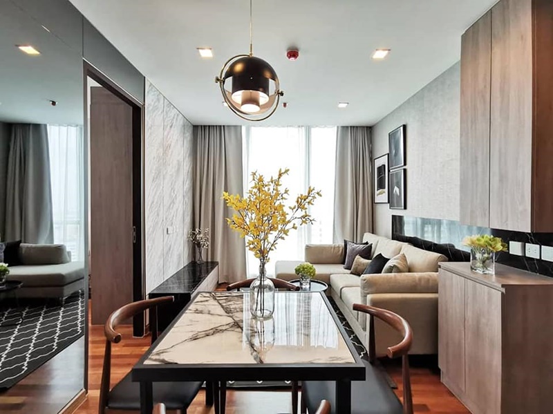 ให้เช่าคอนโด วิช ซิกเนเจอร์ มิดทาวน์ สยาม พื้นที่ 47 ตร.ม. 2 ห้องนอน ให้เช่า 40,000 บ/ด