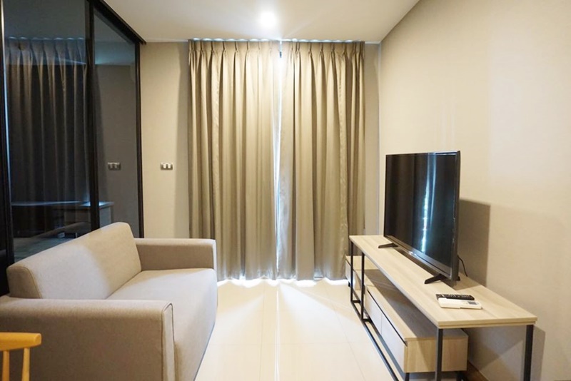 ให้เช่าคอนโด ทรี คอนโด สุขุมวิท 50 พื้นที่ 34 ตร.ม. 1 ห้องนอน เช่า 16,000 บ/ด