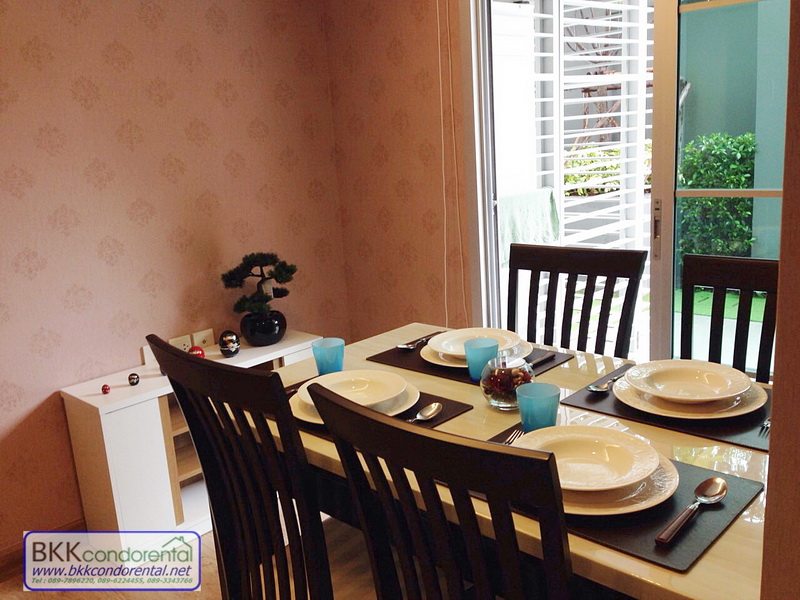 คอนโดให้เช่า คอนโด มาเอสโตร 39 เรสซิเดนซ์ ชั้น 2 พื้นที่ 96 ตรม. วิวสวน 2 ห้องนอน เช่า 58,000 บ/ด