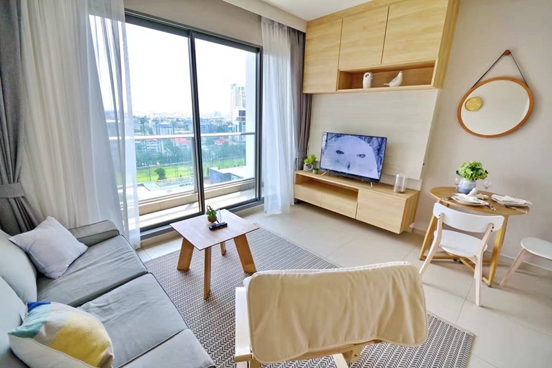 ให้เช่าคอนโด เดอะ ลอฟท์ เอกมัย พื้นที่ 45 ตร.ม. 1 ห้องนอน ให้เช่า 38,000 บ/ด