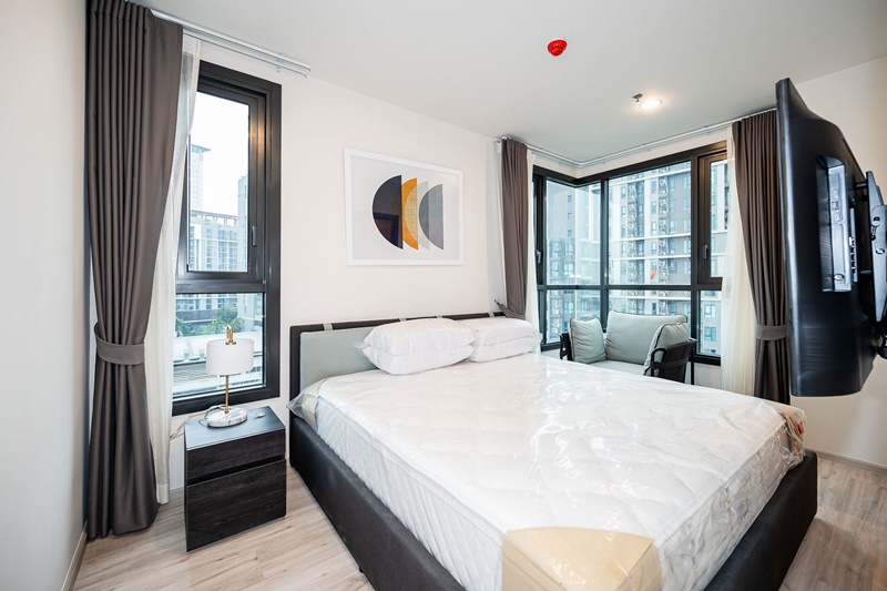 ให้เช่าคอนโด เอ็กซ์ที ห้วยขวาง พื้นที่ 53.38 ตร.ม. 2 ห้องนอน เช่า 33,000 บ/ด